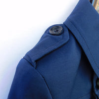 Cerimonia Trench Blu New Born Manuell & Frank - Neonato