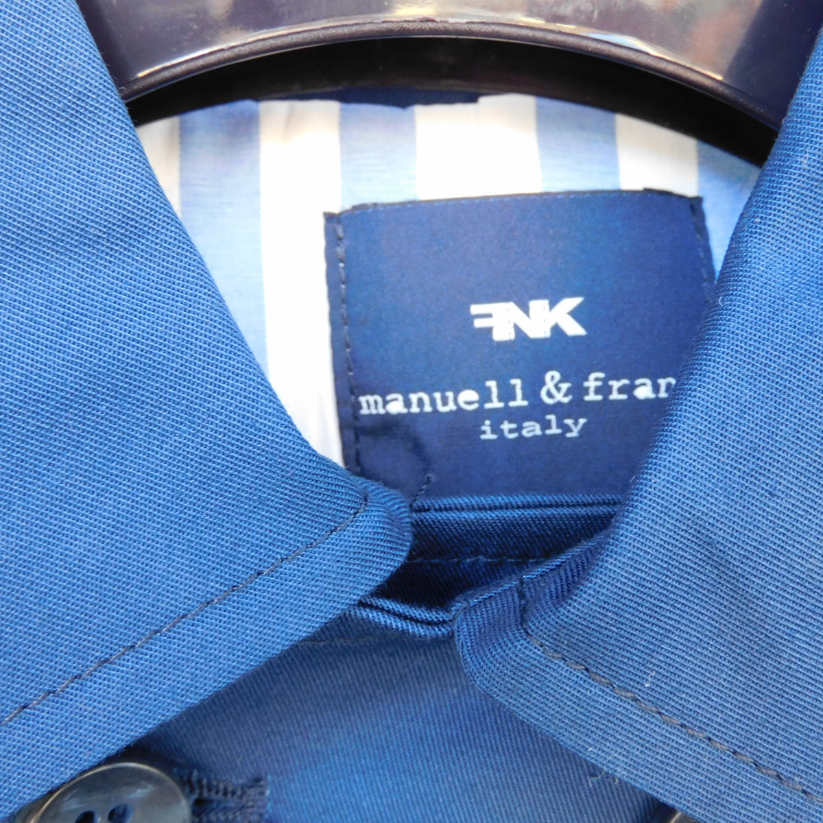 Cerimonia Trench Blu New Born Manuell & Frank - Neonato