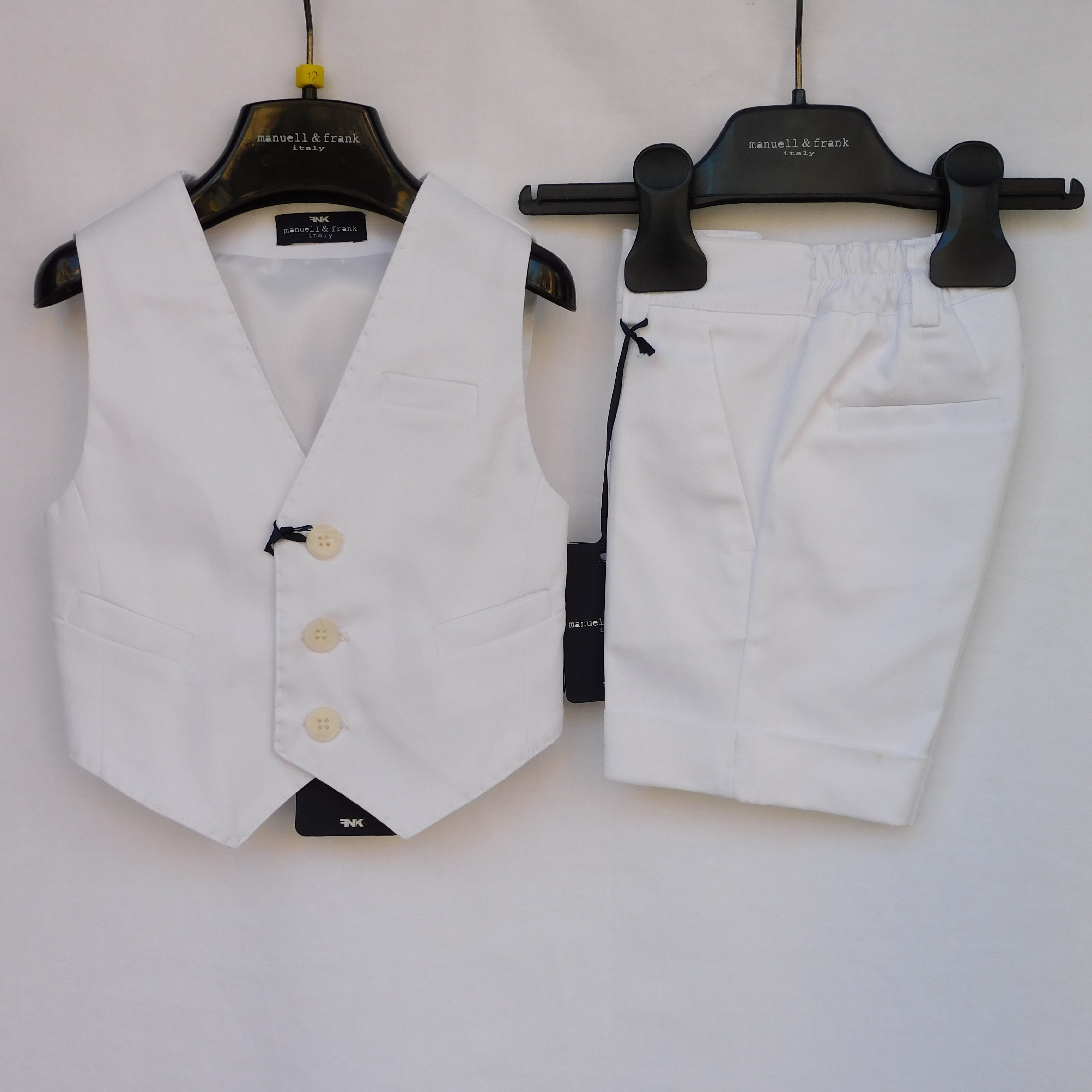 Panciotto Bianco Bambino Manuell & Frank