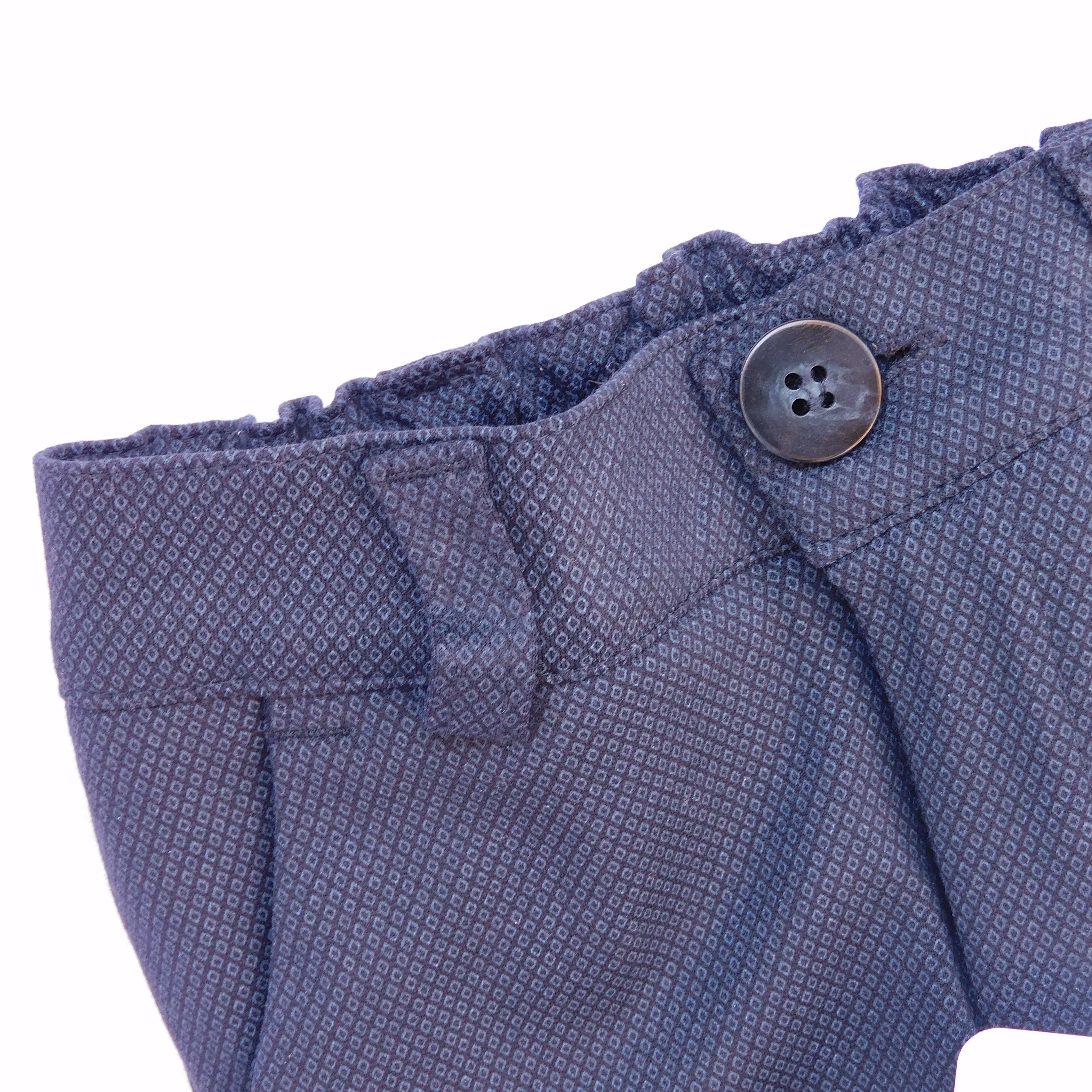 Pantalone Elegante Blu Mezzo Peso Neonato Manuell & Frank