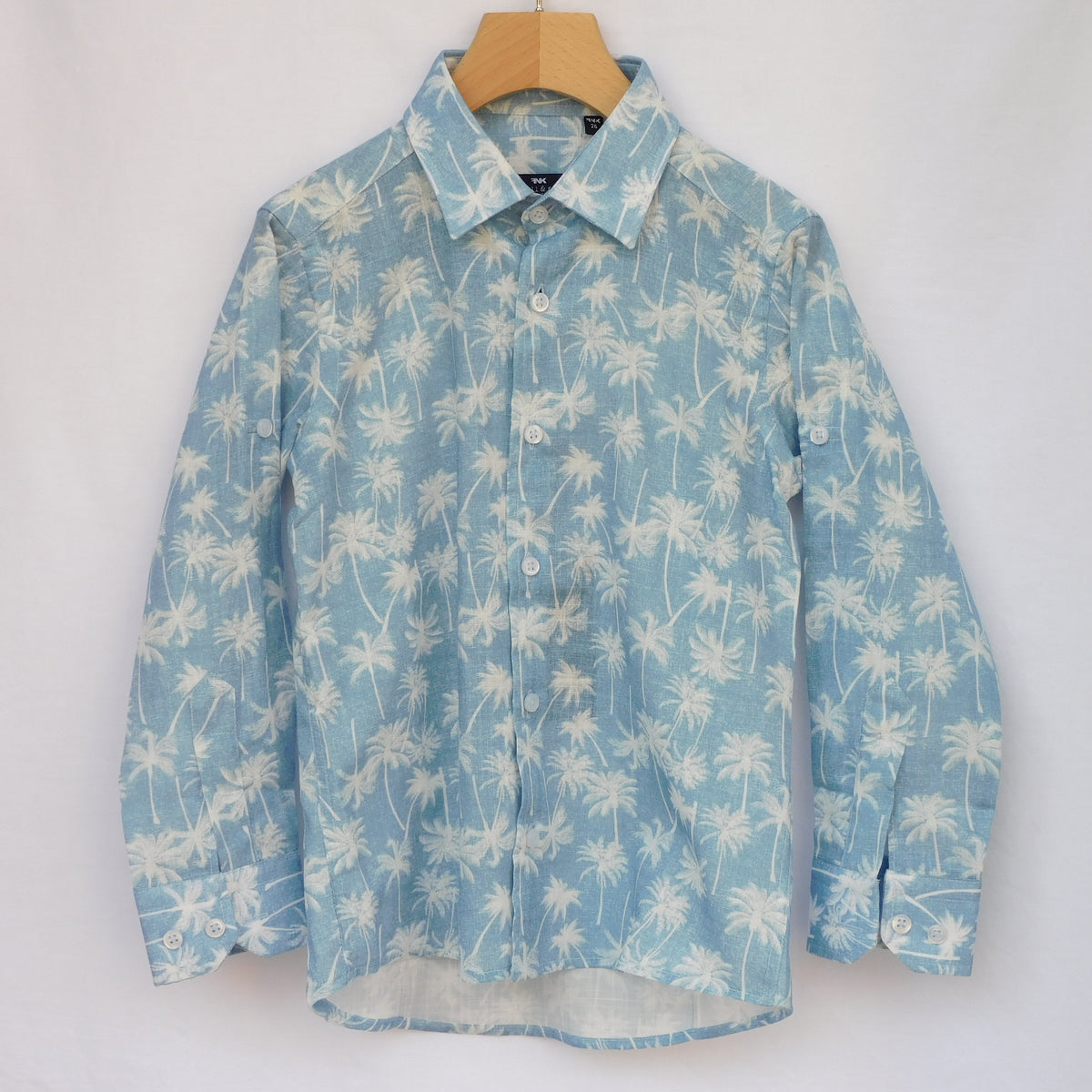 Camicia Fantasia Base Azzurra Bambino Manuell & Frank