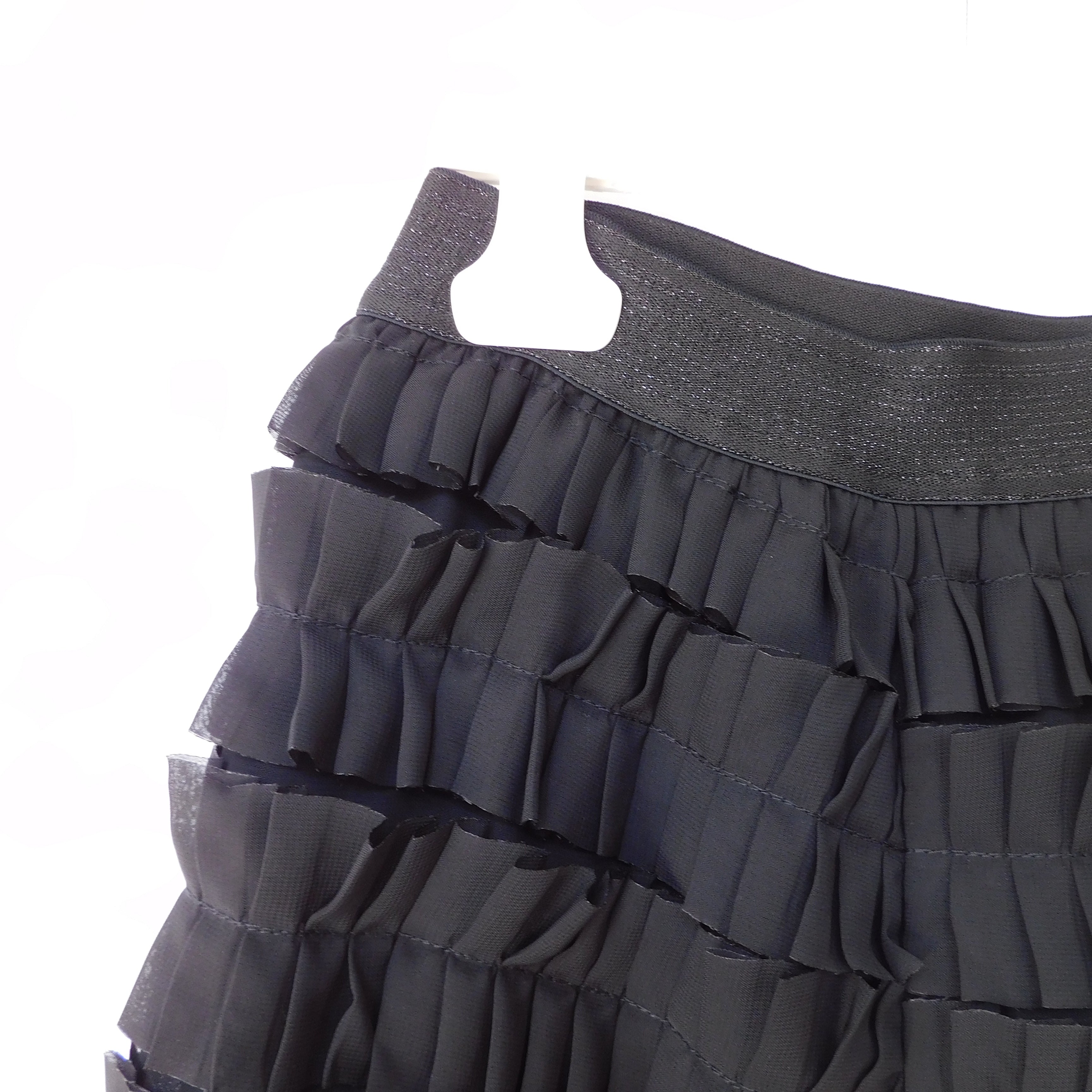 Shorts con Doppie Rouches Arricciate al Centro - "Est. 100% Pl - Int. 100% Pl" A