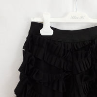 Shorts con Doppie Rouches Arricciate al Centro - 