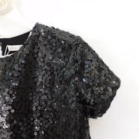 T-shirt e maglie Top Paillettes con Rosa Staccabile - 100% Pl Alice Pi - Bambina