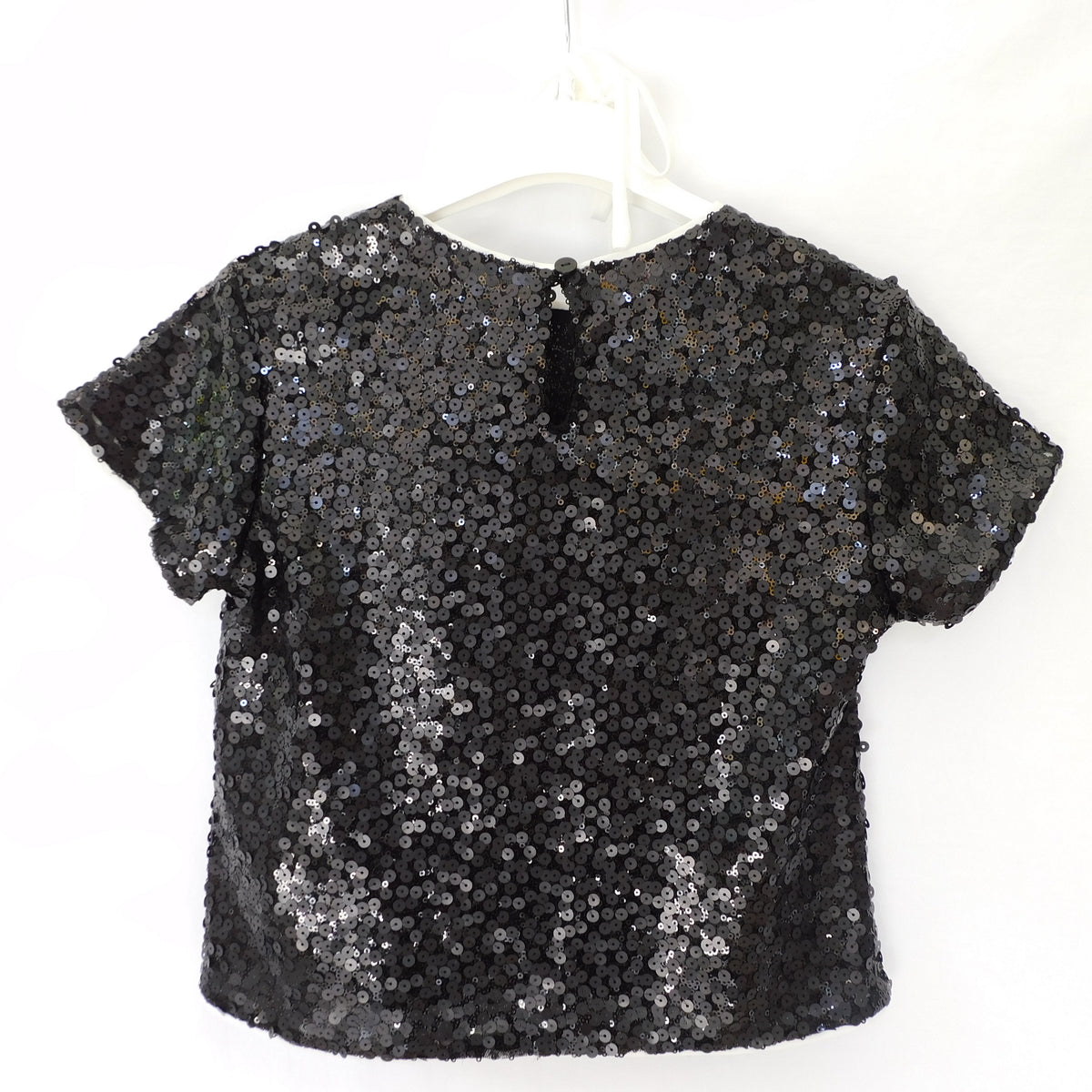 T-shirt e maglie Top Paillettes con Rosa Staccabile - 100% Pl Alice Pi - Bambina