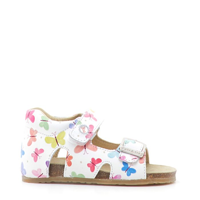 Scarpe Falcotto Bea Calf Pr.new Butterfly White-multi - Neonata