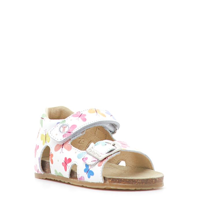 Scarpe Falcotto Bea Calf Pr.new Butterfly White-multi - Neonata