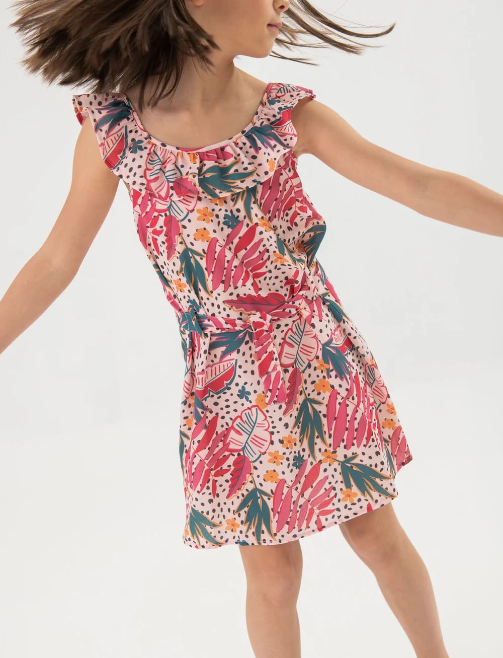 Vestito stampato per ragazza