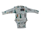 BODY INCROCIATO BOSCO MANICA LUNGA WOOLY ORGANIC