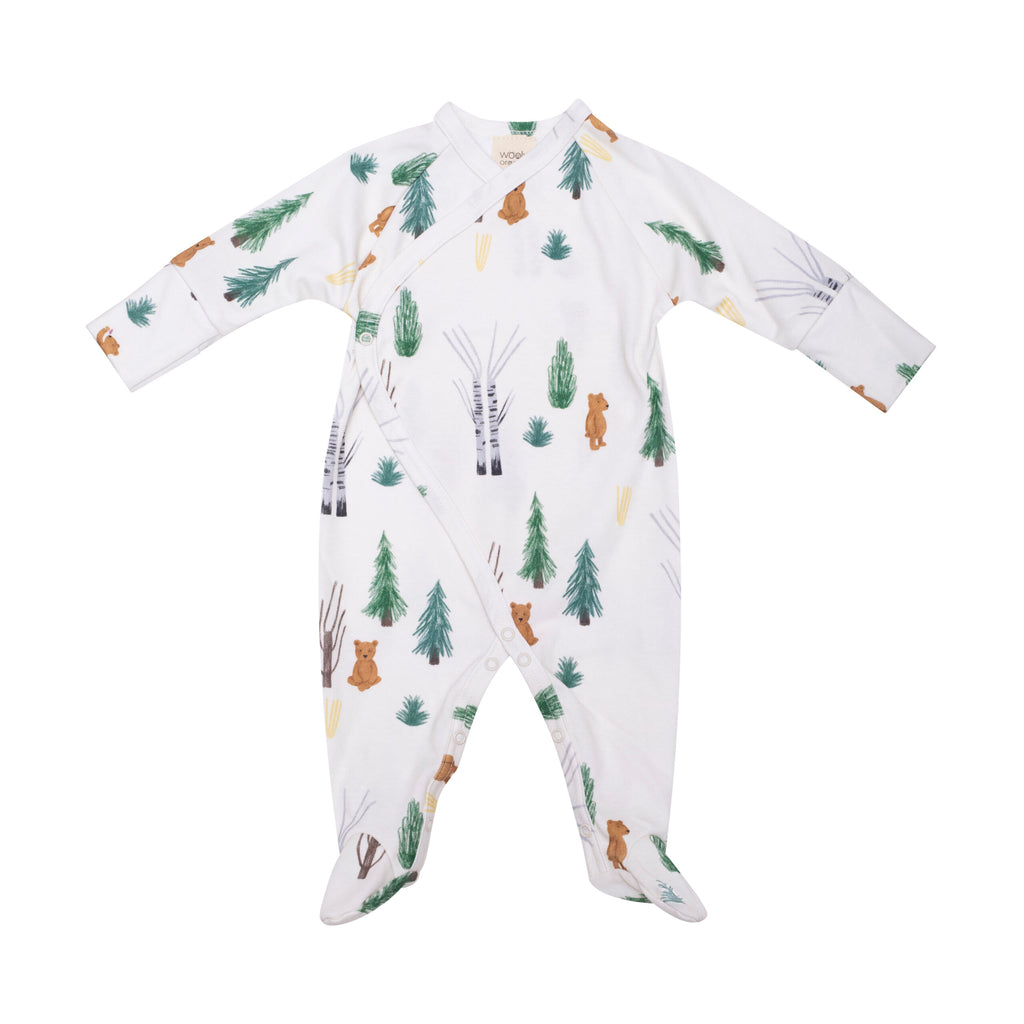 TUTINA INCROCIATA BOSCO MANICA LUNGA WOOLY ORGANIC