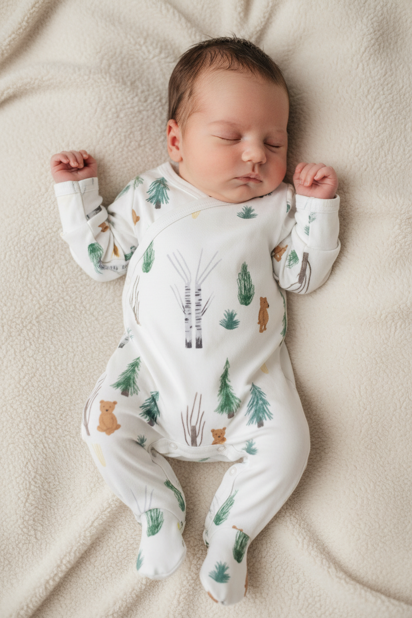 TUTINA INCROCIATA BOSCO MANICA LUNGA WOOLY ORGANIC