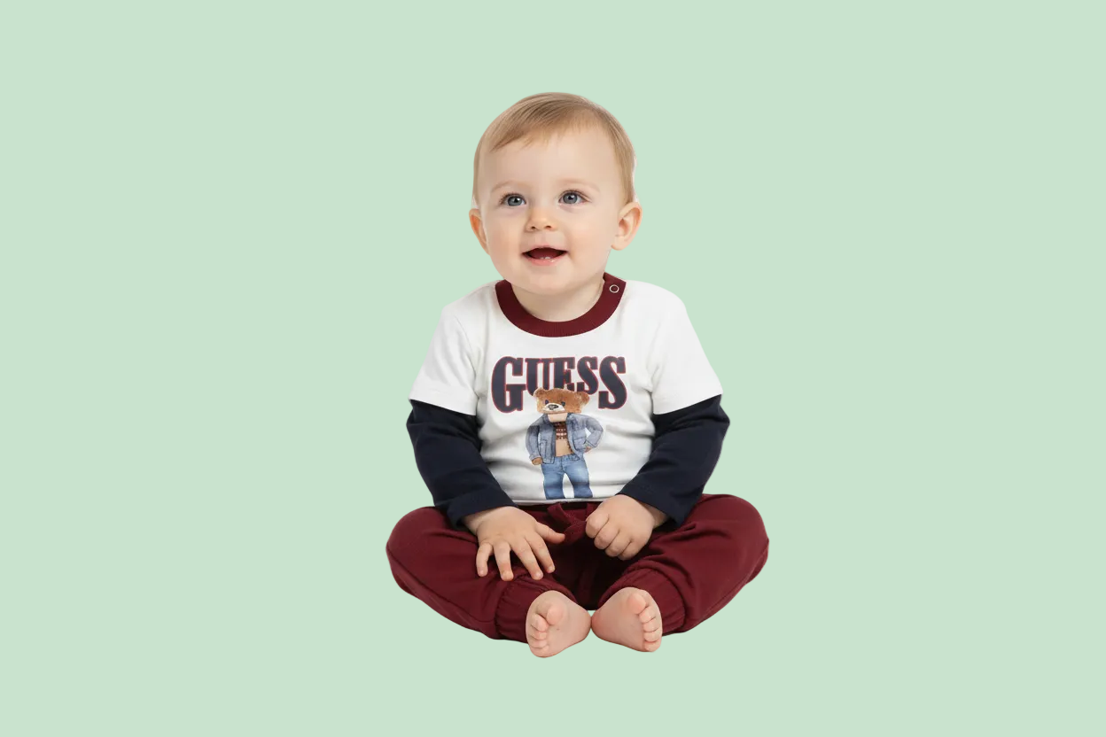 TUTA CON T-SHIRT + PANTALONE GUESS