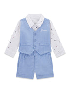 SET GUESS CAMICIA + GILET+ PANTALONCINO