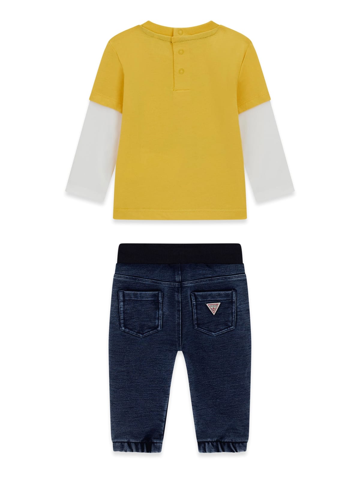 Completo Giallo Guess Neonato