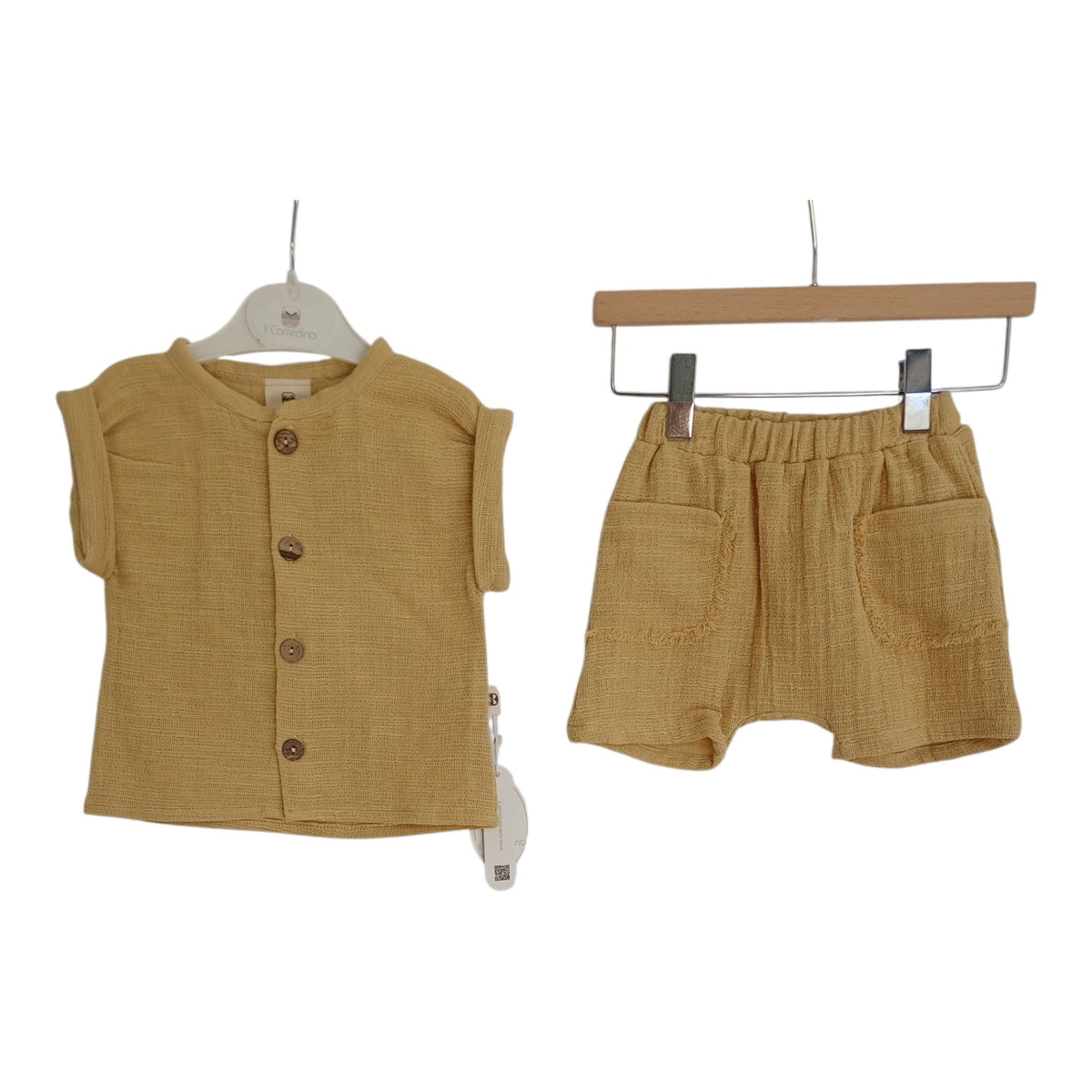 Maglietta+pantaloncino in Cotone Corredino - Neonato