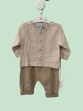 COMPLETO 2 PEZZI IN LINO PANTALONE + CAMICIA CORREDINO