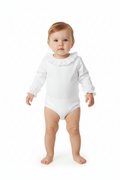 BODY NEONATA MANICA LUNGA CON COLLETTO