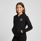 HOODED LS ACTIVE TOP W/ZIP