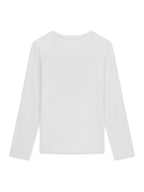 T-shirt con Paillettes Sul Logo Guess - Bambina