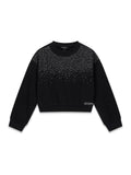 Felpa Cropped con Strass Guess - Ragazza