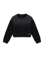 Felpa Cropped con Strass Guess - Ragazza