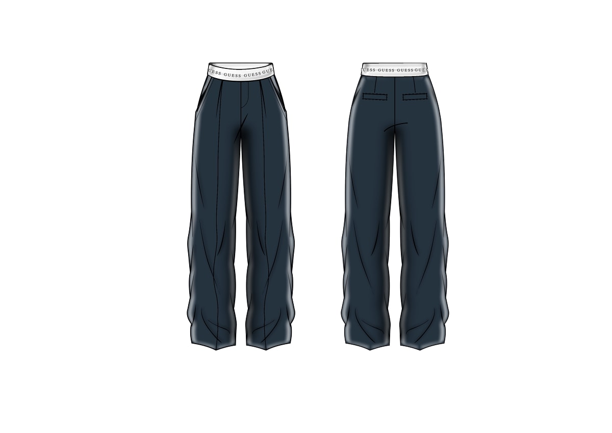 Pantaloni Blu Guess Bambina