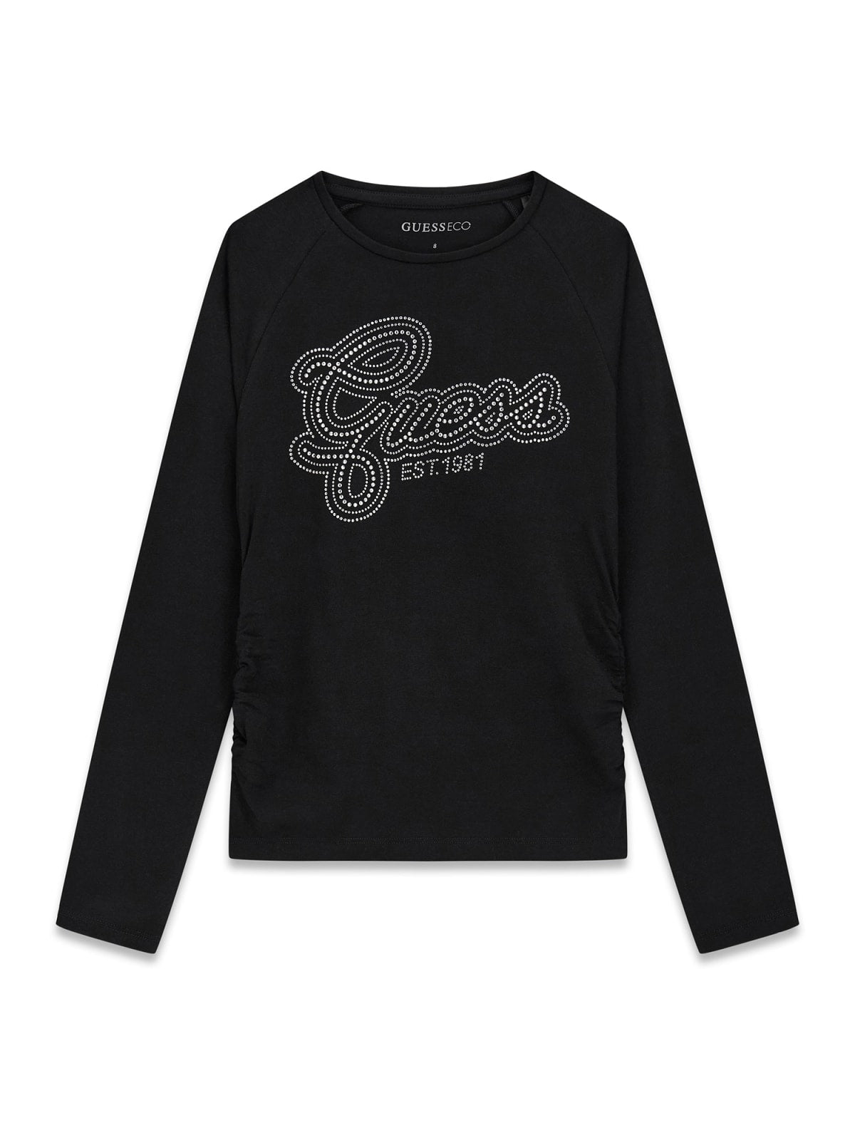 Maglia a Maniche Lunghe Nero Guess Bambina