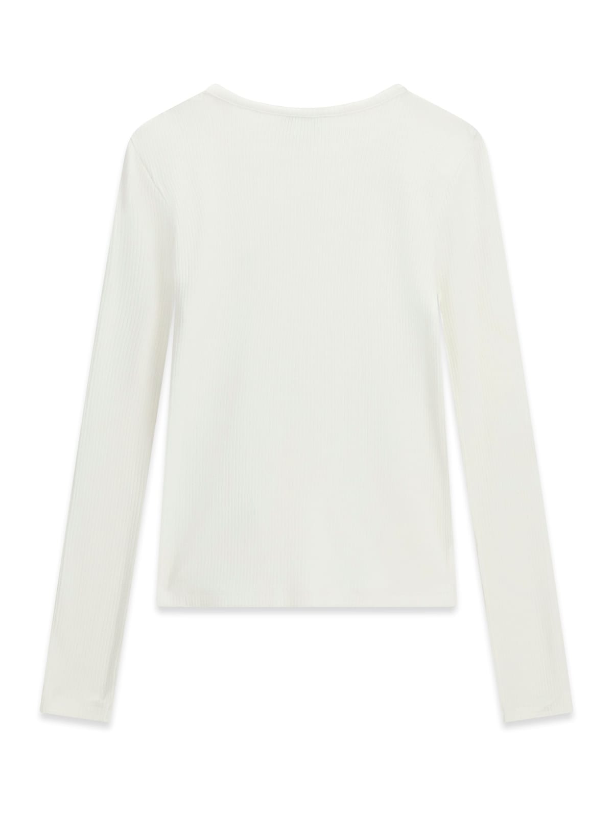 Maglia a Maniche Lunghe Bianco Guess Bambina