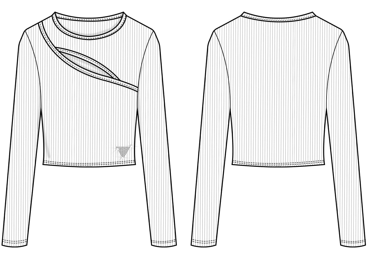 Maglia a Maniche Lunghe Bianco Guess Bambina