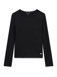 Maglia a Maniche Lunghe Nero Guess Bambina