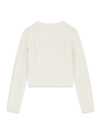 Maglia Bianco Panna Guess Bambina