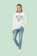 T-SHIRT CON LOGO FRONTALE GUESS