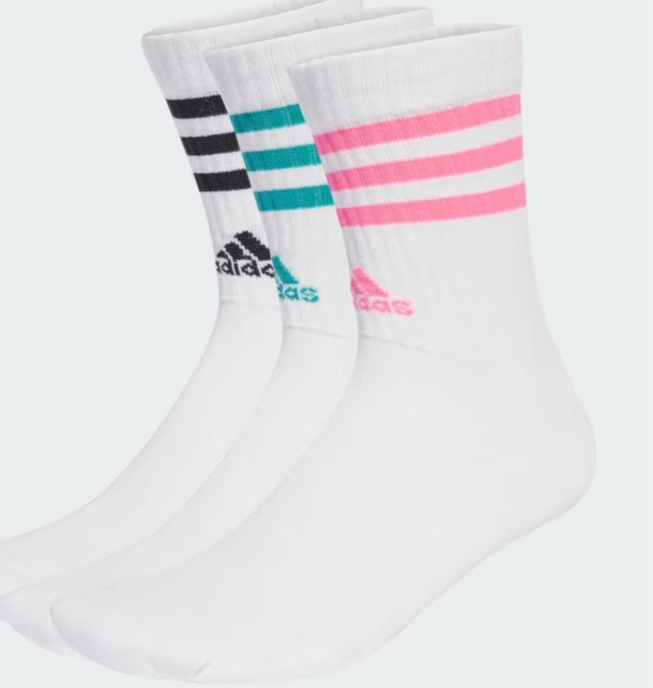 CALZE ADIDAS BIANCO E MULTICOLOR