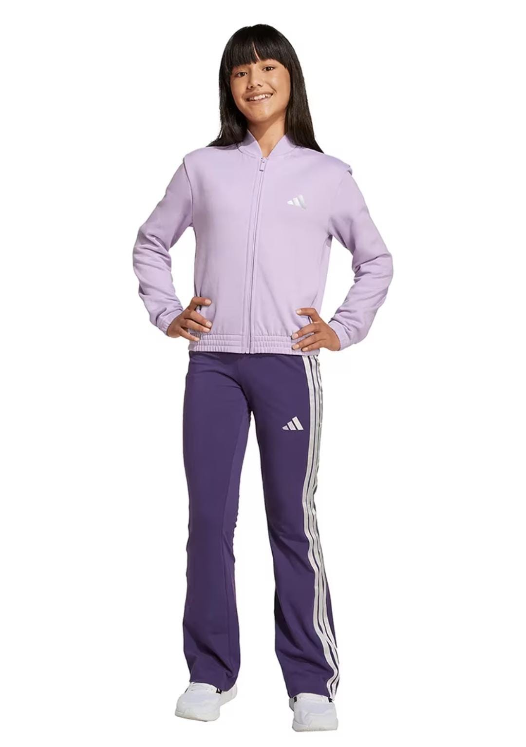 TUTA ADIDAS RAGAZZA LILLA E VIOLA