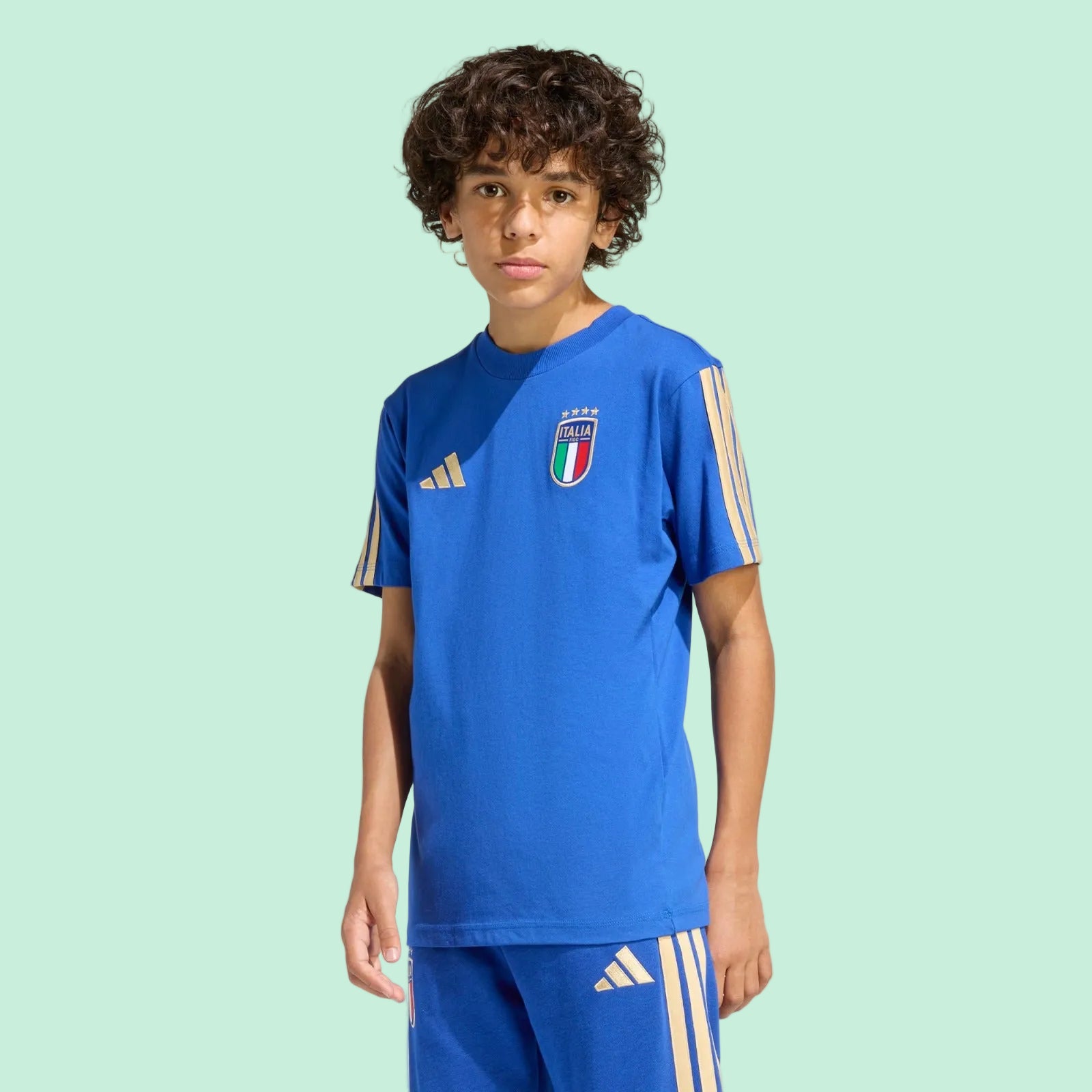 T-SHIRT UNISEX ITALY DNA CON LOGO ADIDAS
