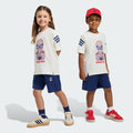 COMPLETO(MAGLIETTA +PANTALONCINI) MARVEL CON LOGO ADIDAS