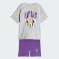 COMPLETO(MAGLIETTA+PANTALONCINI) CON LOGO ADIDAS
