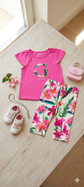 COMPLETO GUESS COMPOSTO DA T-SHIRT + LEGGINGS DELLA GUESS BAMBINA