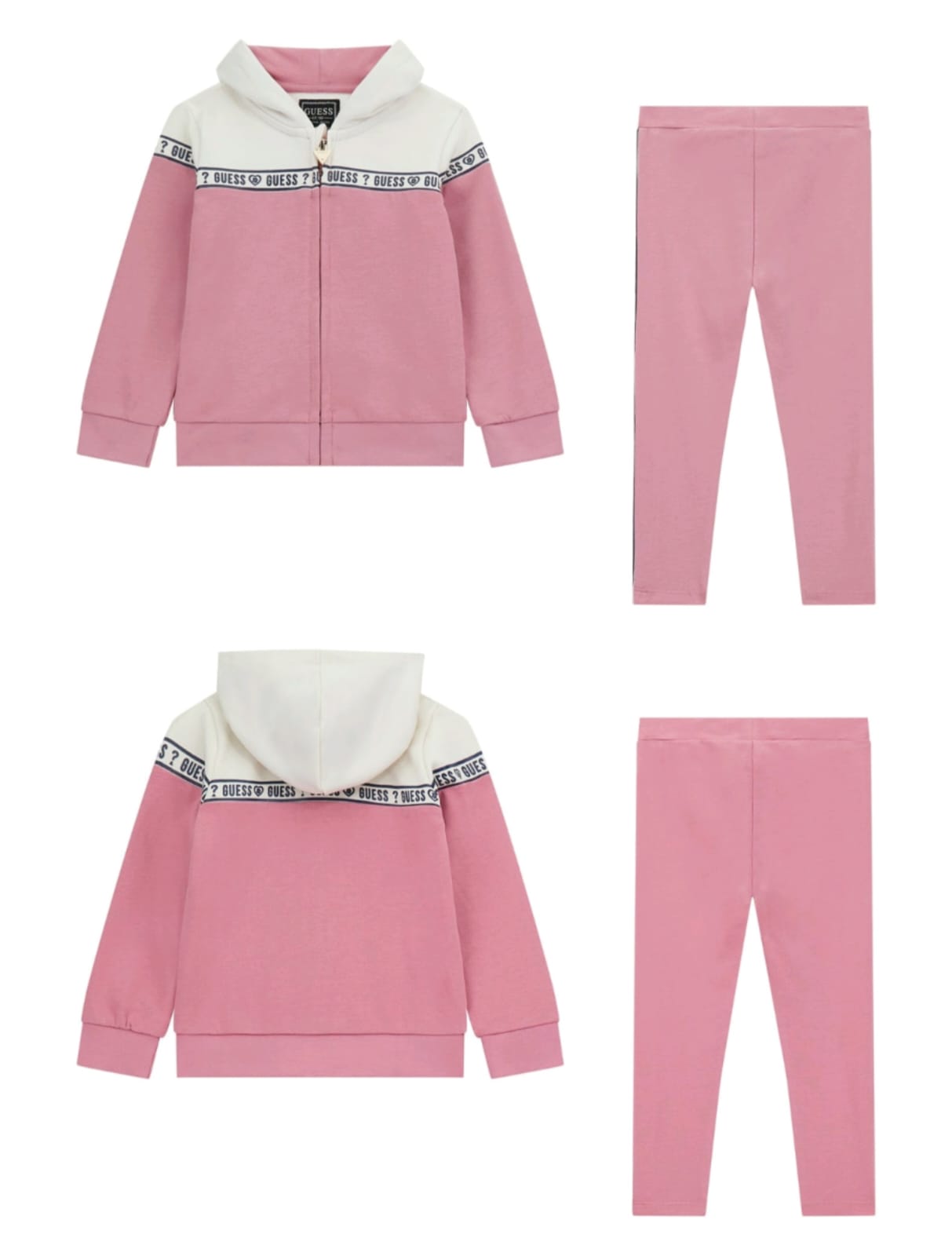 SET LS ACTIVE TOP CON CERNIERA+ACTIVE PANTS