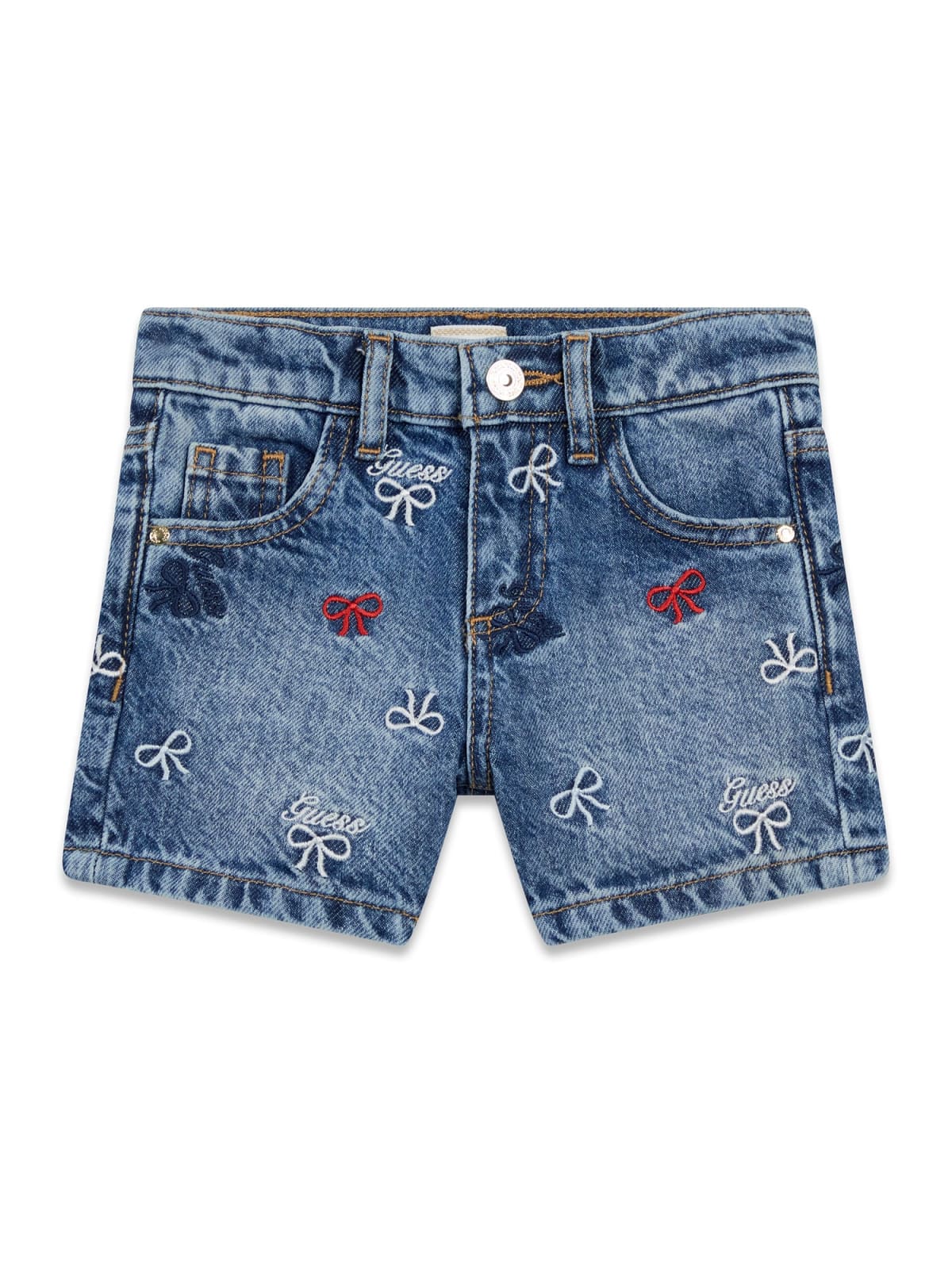 Shorts di Jeans con Fiocchi Guess - Neonata