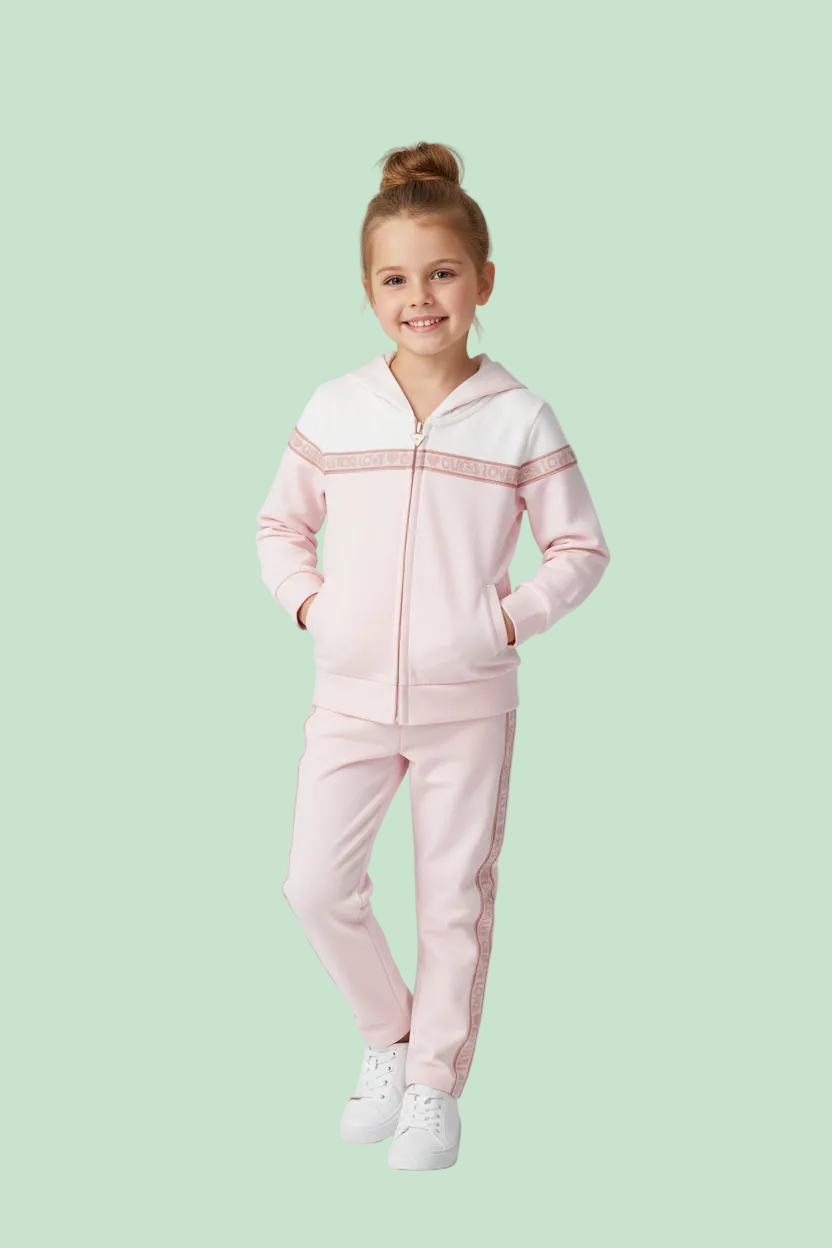 TUTA GUESS CON ZIP E CAPPUCCIO