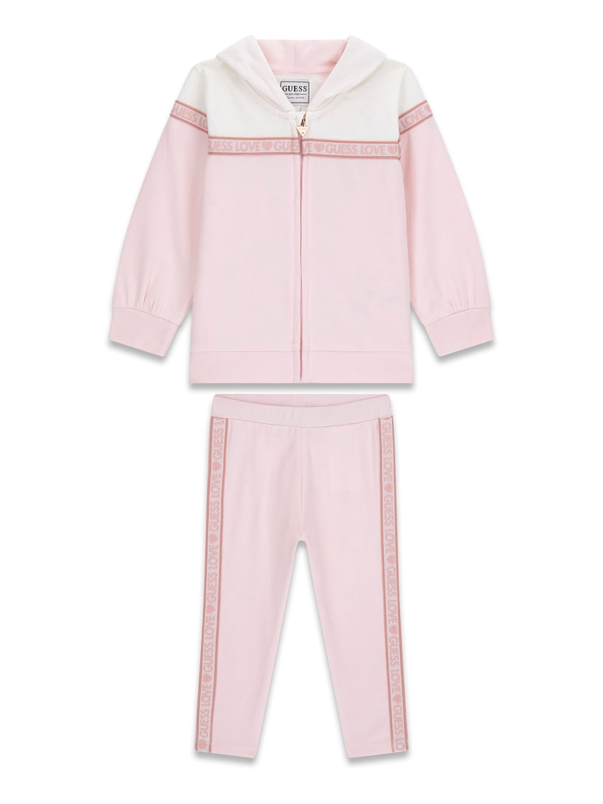 Tuta Guess con Zip e Cappuccio - Bambina