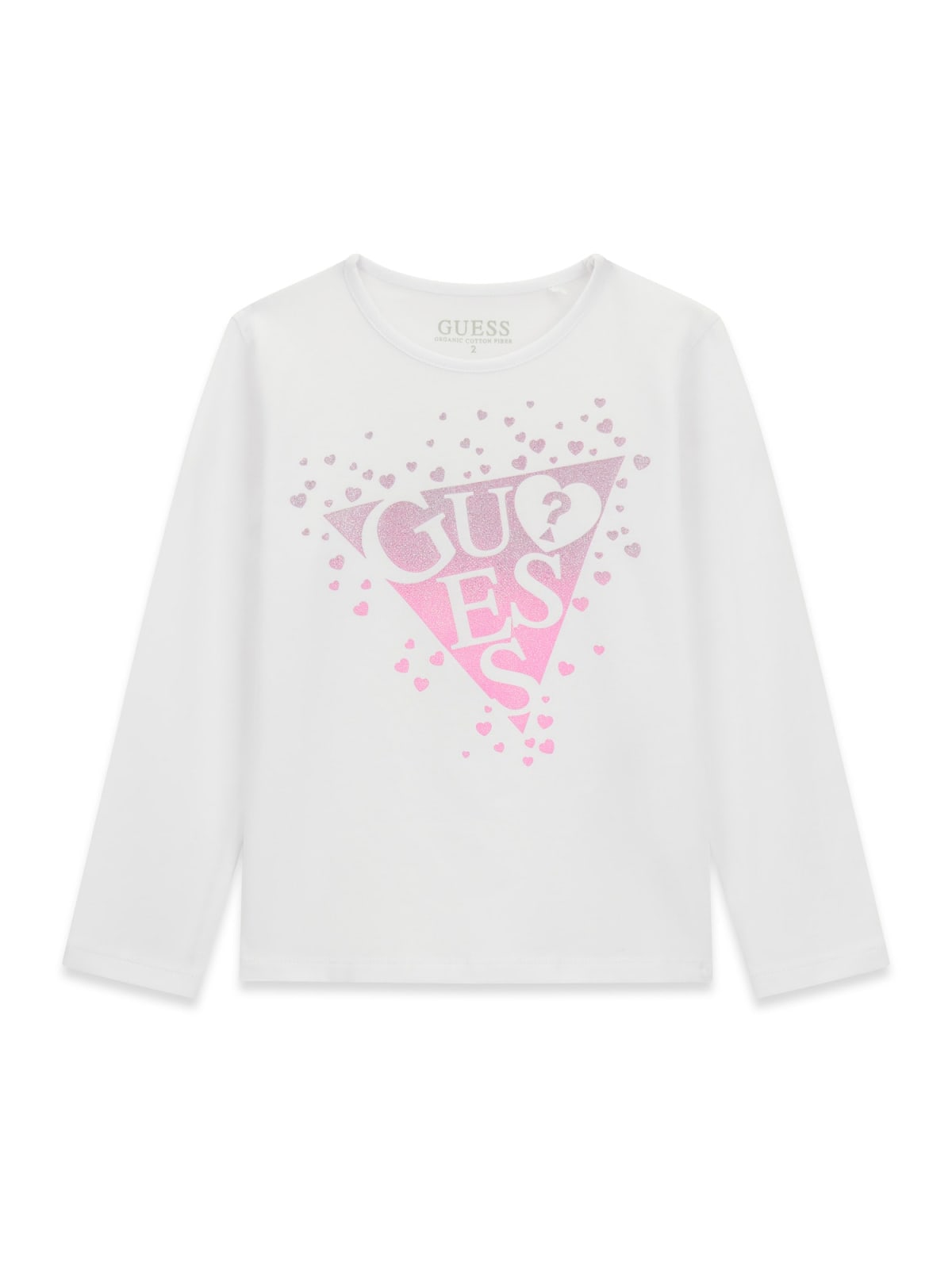 T-shirt con Logo Guess Glitterato - Neonata