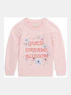 Felpa Guess con Logo Frontale e Spalline Arricciate - Neonata