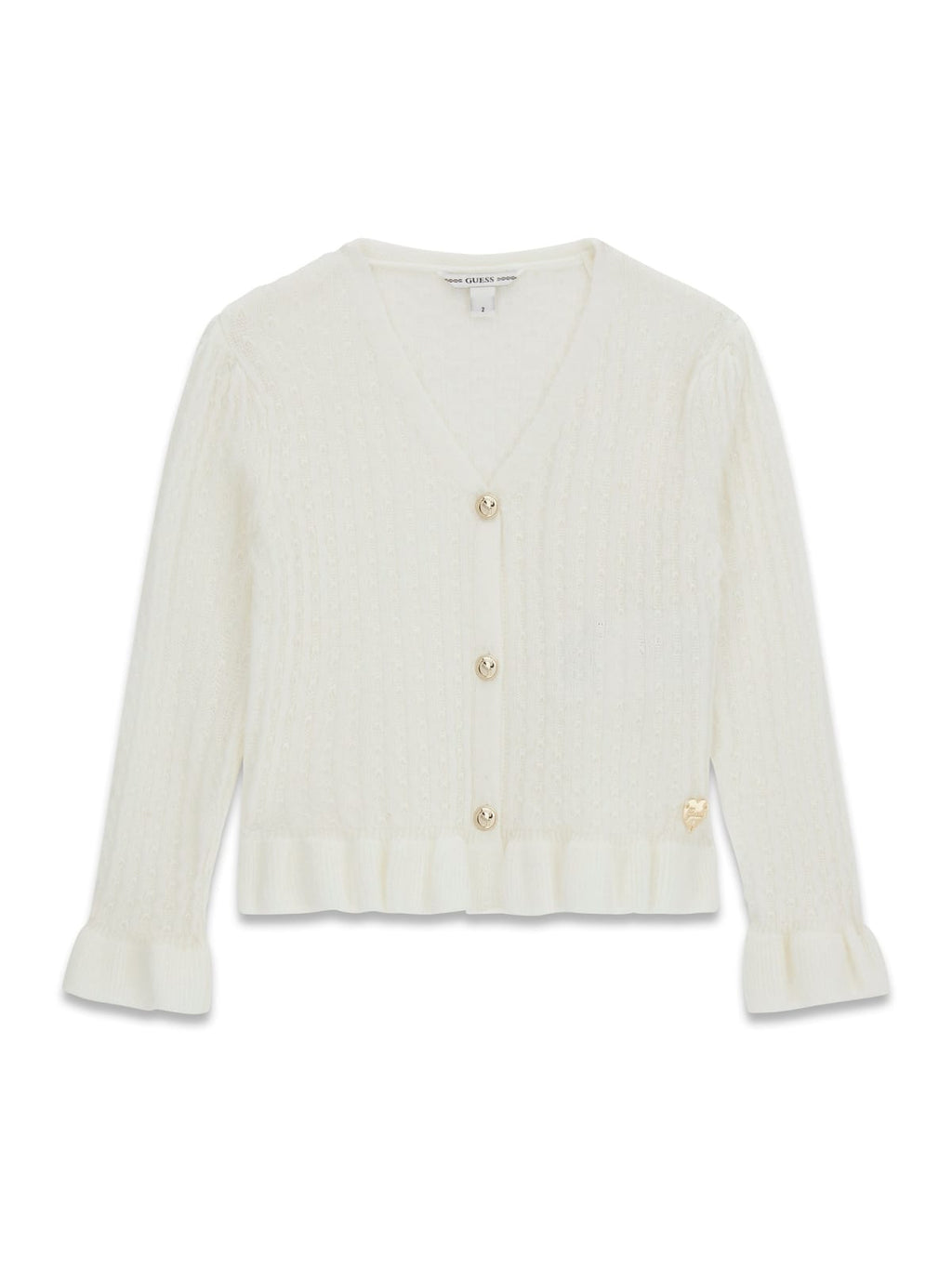 CARDIGAN GUESS CON RICAMI E BOTTONI