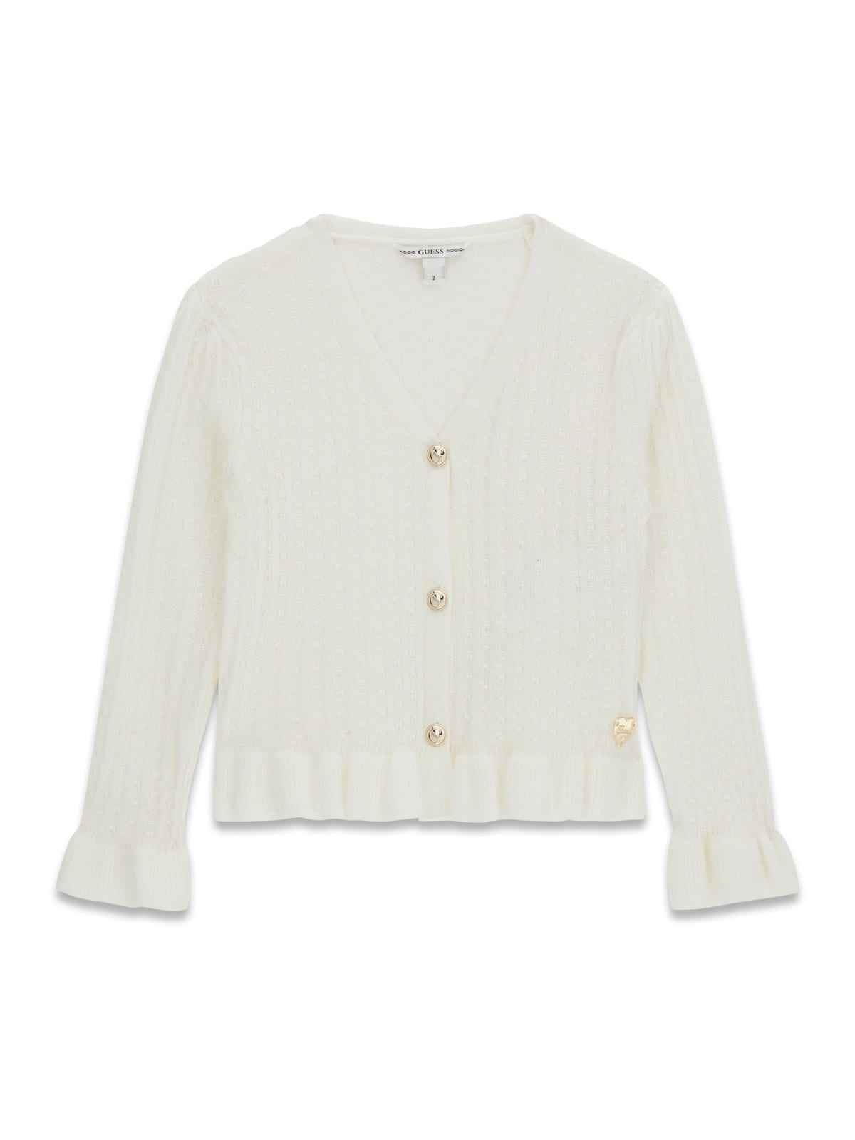 CARDIGAN GUESS CON RICAMI E BOTTONI