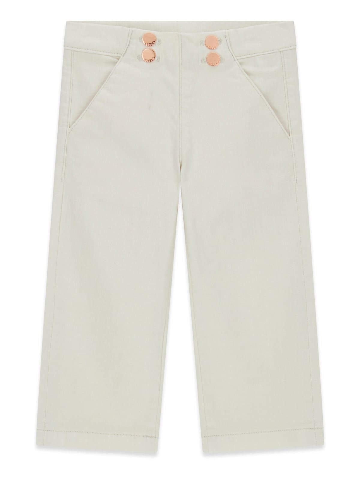 Pantaloni Bianco Panna Guess Bambina