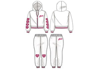 Completo Bianco Guess Bambina