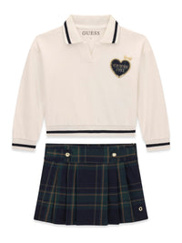 Pantaloni Bianco Panna Guess Bambina