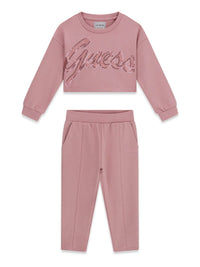 Pantaloni Rosa Antico Guess Bambina